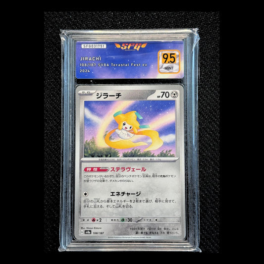 Jirachi – 108/187 – Terastal Fest ex – Japonais – SFG 9.5 Mint
